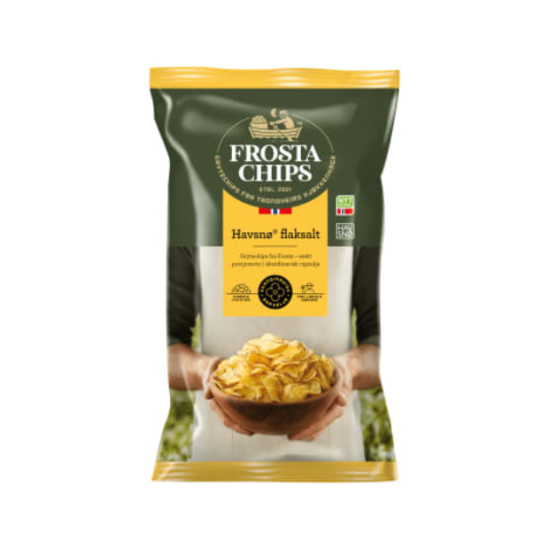 Frosta Chips Sea Snow Flake Salt 150g | Potato Chips | All season, Party, Potato Chips, Potato Snacks, Snacks | Frosta Chips